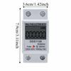 Multi-Function Single Phase Electric Energy Meter LCD Display LCD Energy Meter  Din Rail Mounting
