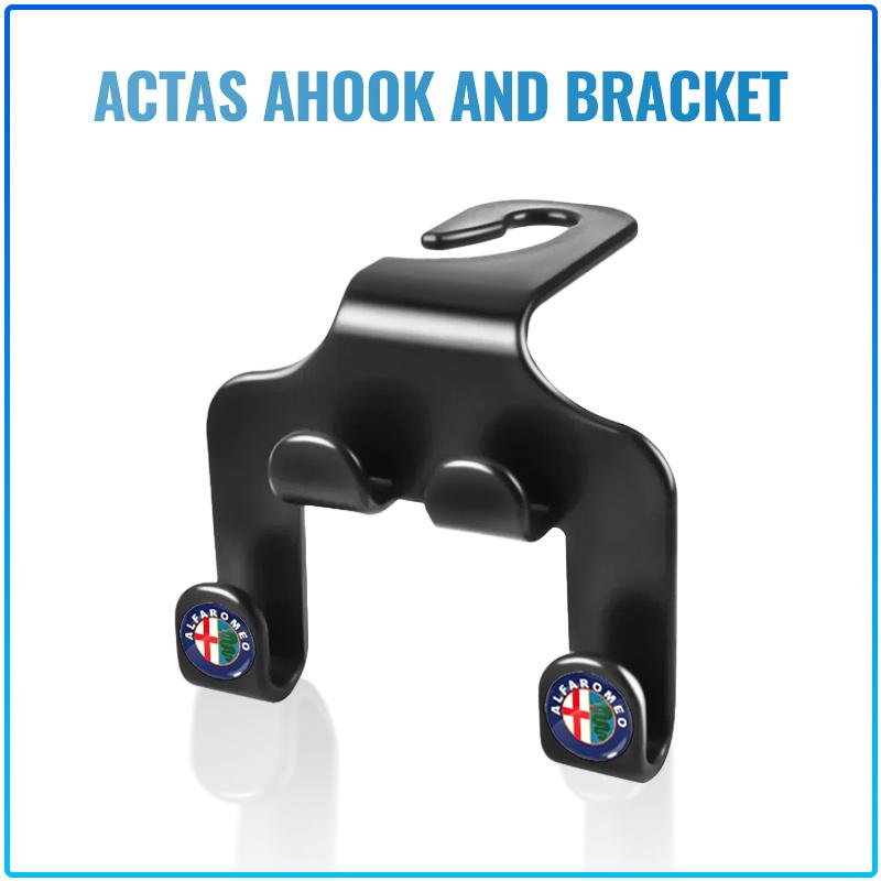 Car Seat Back Hooks Phone Holder Auto Portable Fastener Double Hooks For Alfa Romeo 147 159 Giulietta Giulia Mito Spider Alpha Nheadrest