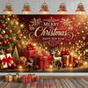 2D Christmas Tree & Gift Boxes Photography Background