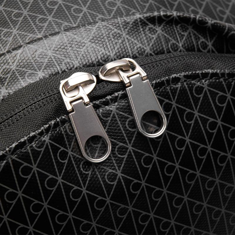 Calvin Klein Commuter Campus Style Monogram Print Large Capacity Fabric Backpack Men Backpack Space-Black 4D3313G-UB1