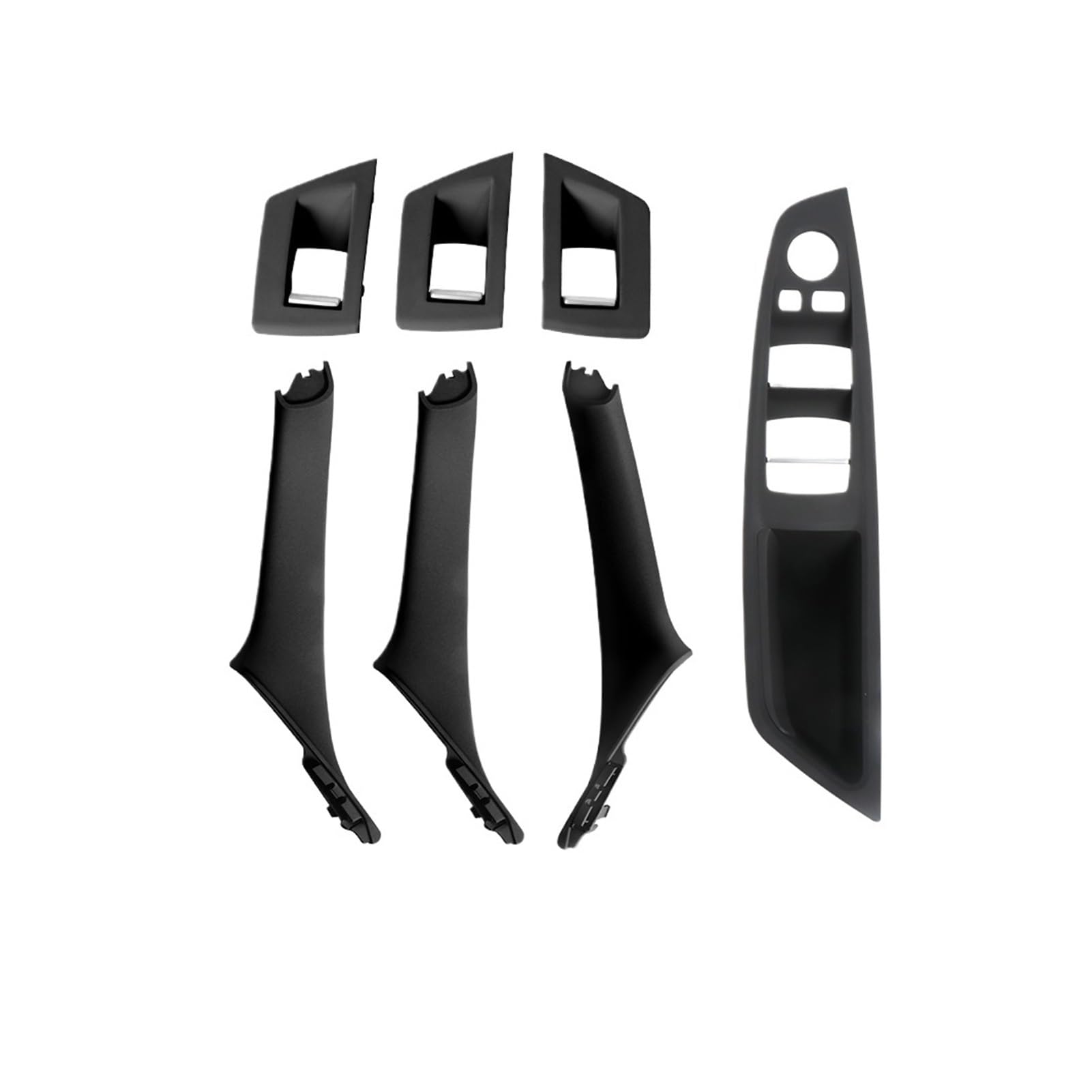 

ILTNATMLE 7 Pieces LHD RHD Interior Armrest Door Handle Panel One size чёрный