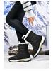 Plus Size Warm Camouflage Snow Boots for Men - Fleece-Lined, Thick-Soled, High-Top, Army Green (Autumn/Winter)