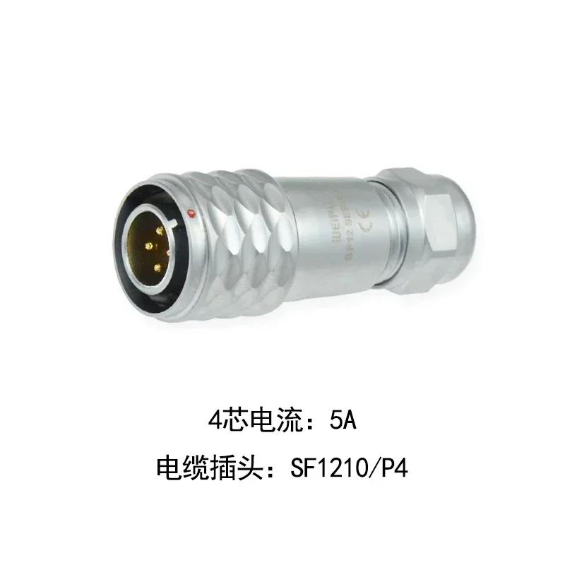 WEIPU SF12 SF1210/P SF1213/S Waterproof Aviation Connector M12 2Pin 3Pin 4Pin 5Pin 6Pin 7Pin 9Pin Panel Jack Mount High Quality