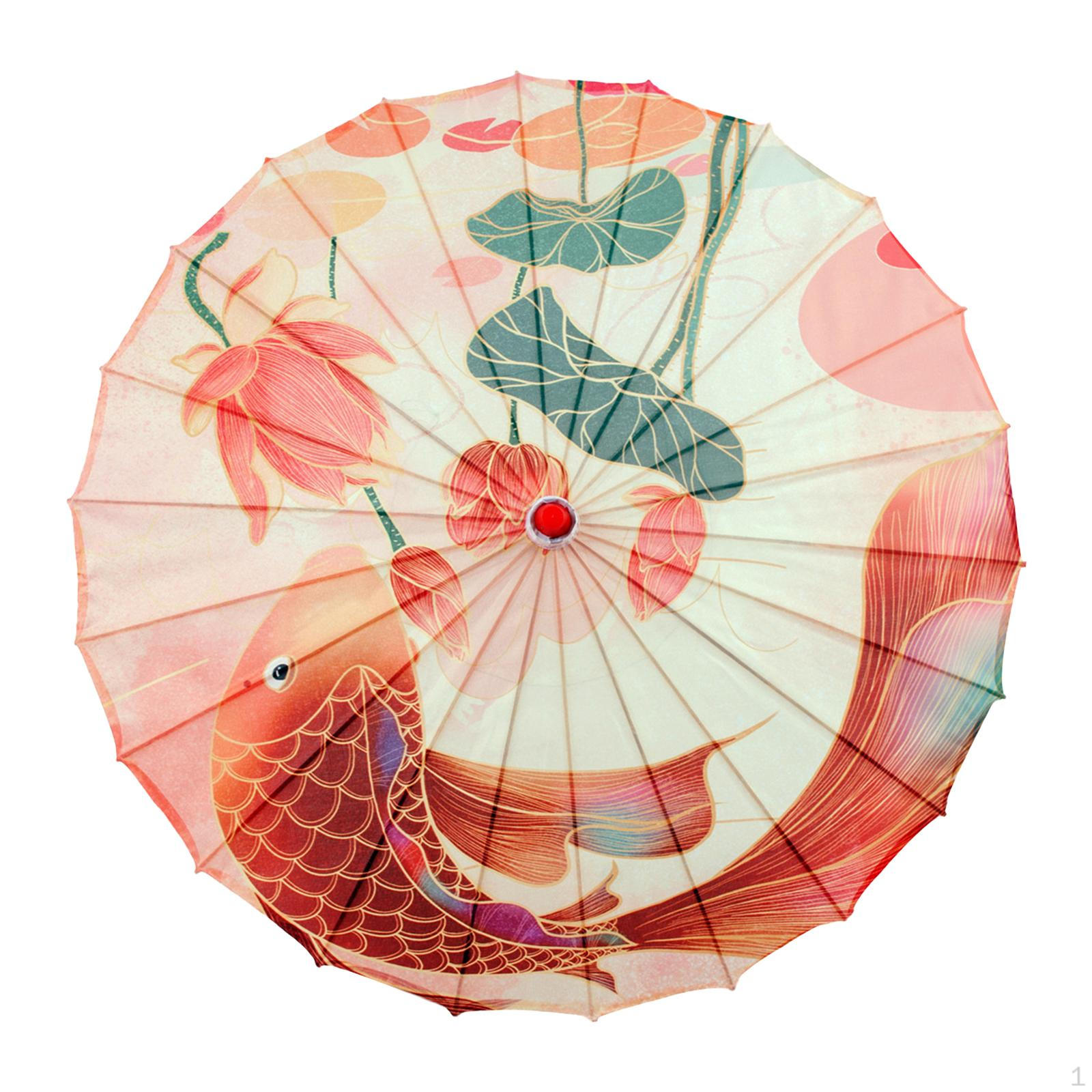 

Chinese Japanese Art Classical Dance Umbrella Parasol Oiled Paper for 70cm