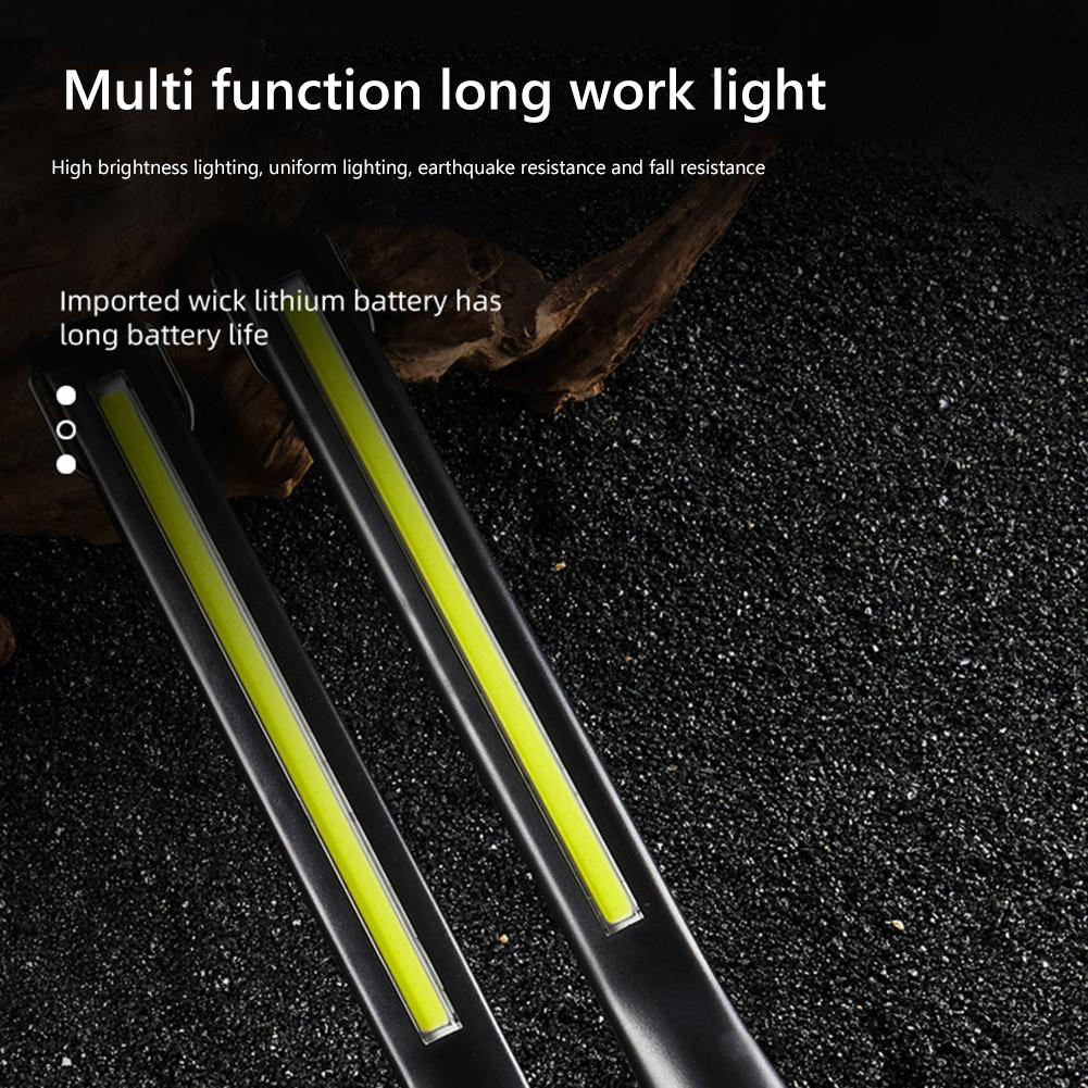 COB LED Handheld Searchlight USB Rechargeable Work Light Portable Inspection Light Dimmable 1200mAh for Home Workshop