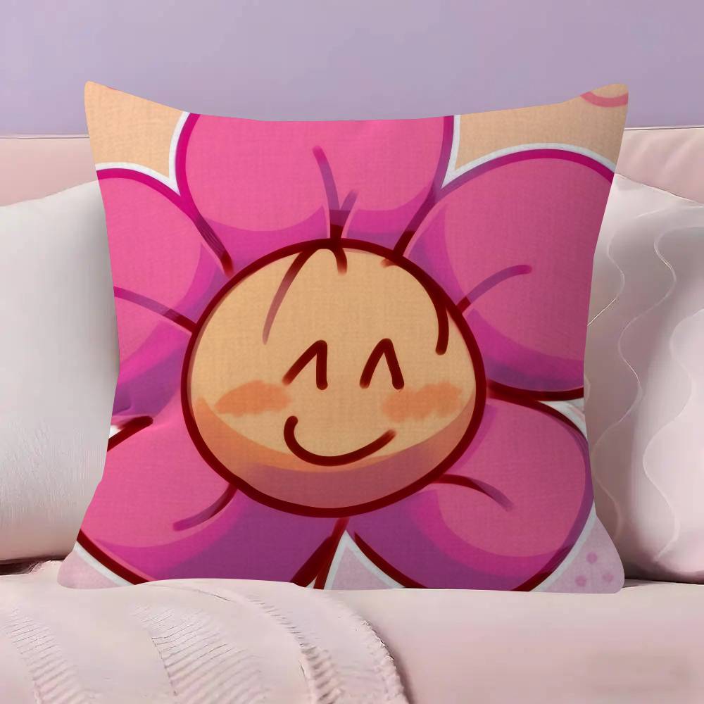 BFDI Battle for DDream Island Pillow Cover for Bedroom Room and Living Room Sofa Decorative Cushion Cover