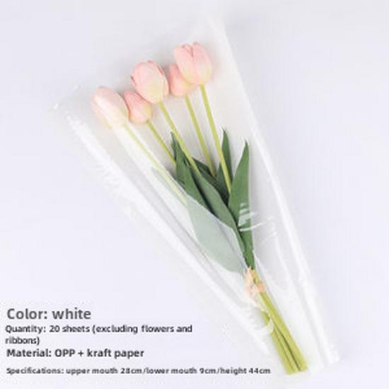 Translucent Kraft Paper Bouquet Bag for Multiple Roses - Goddess Festival Edition
