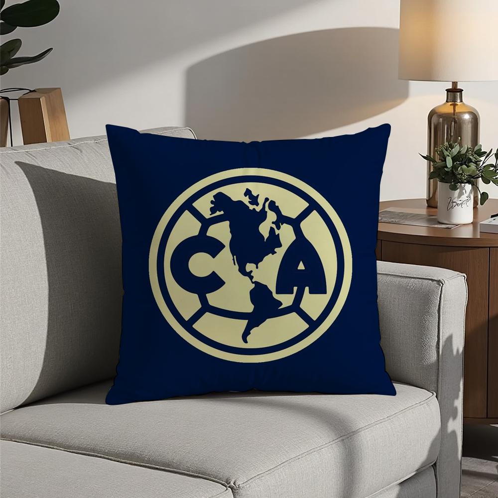 F-Football Club America Pillow Case 3D Print Polyester Fiber 40*40cm Home Sofa Throw Decoration Festival Gift