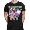 I Love 80s 1980s Fancy Dress Costume Retro Vintage T Shirt 1 TA 36