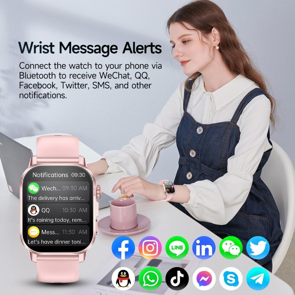 New Upgraded  Health SmartWatch BP Body fat BMI Monitoring Bluetooth Call Men 2026 Smartwatch