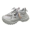 Fashion Women's Running Shoes Handsome and Fashionable Sports Shoes Mesh Breathable 2024 New Versatile Thick-soled Student Sports Shoes
