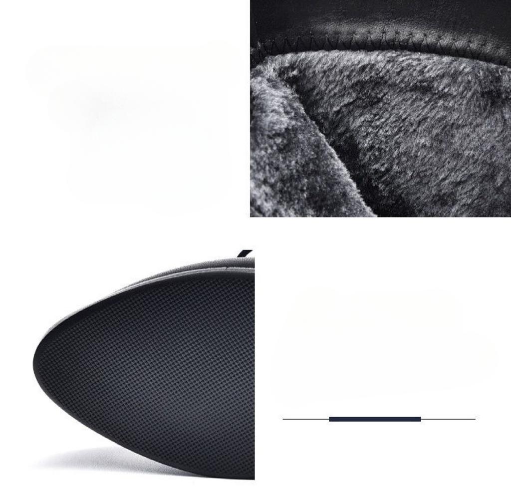 Autumn and Winter High-heeled Boots, Women's Mid-tube Boots, Thick-heeled Short Boots, Soft Leather Mid-heeled Leather Boots