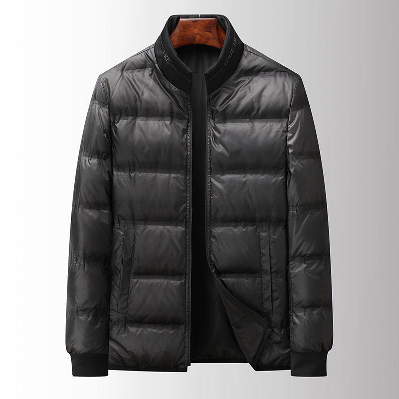 Men's New Style Winter Goose Down Jacket with Detachable Liner – Thick, Warm, and Business Casual.