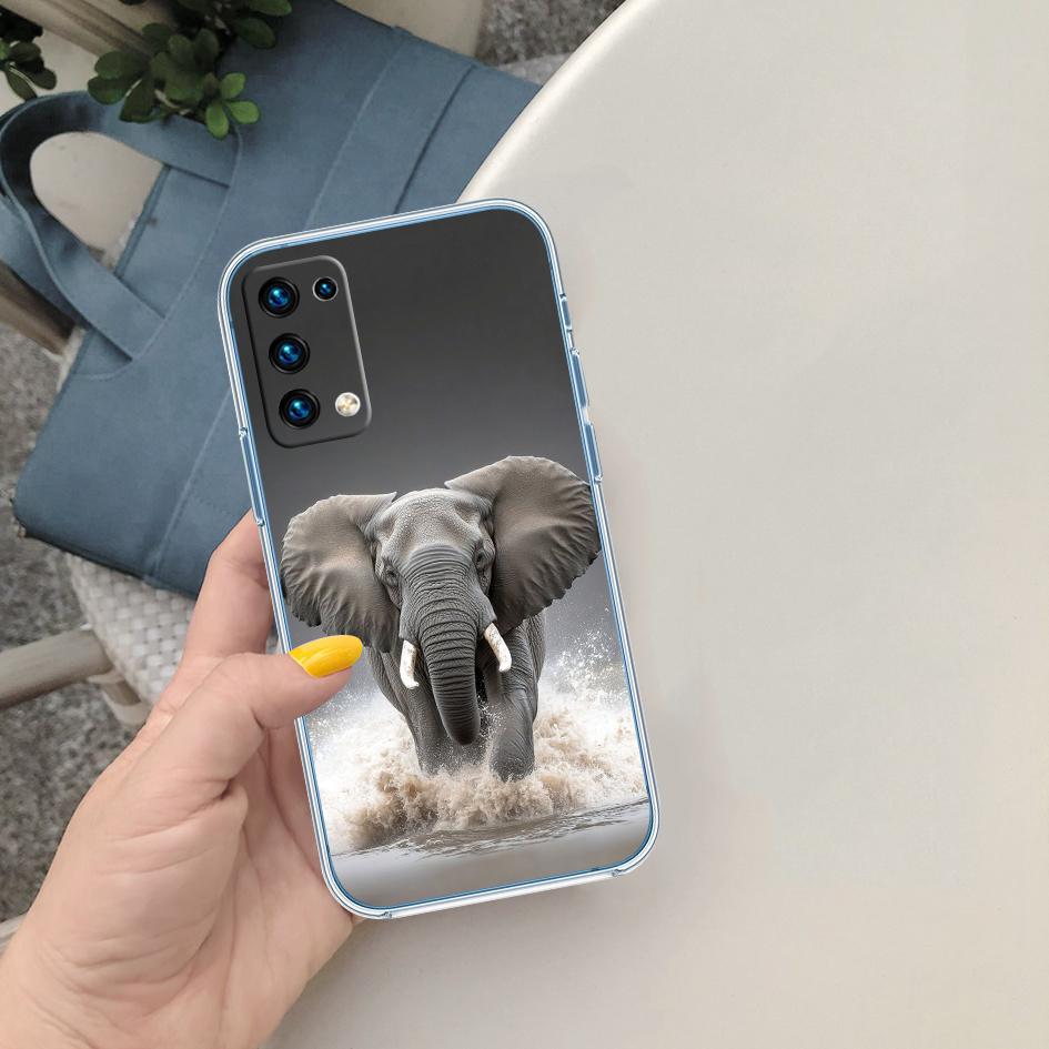 CJ5 Animal Elephant Case for Motorola Moto G10 G20 G30 G31 G32 G34 G35 G41 G42 G50 G51 G52 G55 G60 G60S G62 G71 G72 G75