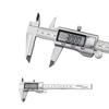 Digital Vernier Caliper, High-Precision, 150mm, Stainless Steel, All-Metal, LCD Display, Zero Reset, Auto Power-Off, 2 Batteries Included, Fo