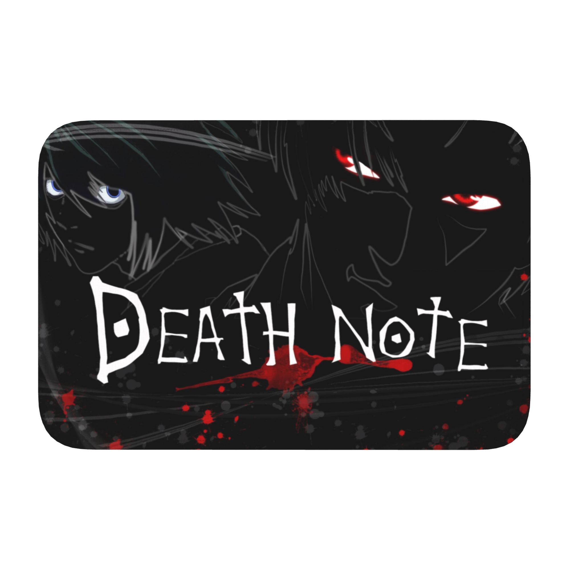 

Deathes Anime Note Front Floor Door Entrance Welcome Mats Indoor Kitchen Bathroom Doormat Bedroom Carpet Rug Footpad 60cm x 90cm