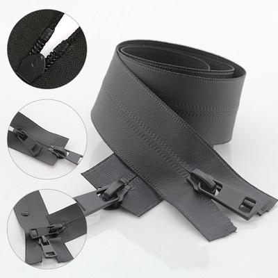 5 # Cerniera Cerniera invisibile in nylon Cerniere impermeabili NO.5 Doppia testa Open-End Zip Giacca esterna fai-da-te Accessori per cucire
