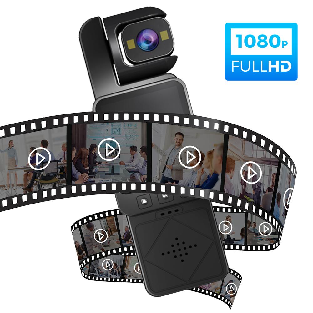 

1080P Mini Body Camera with Audio and Video Recording Portable Camcorder Outdoor Video Recorder for Work Records Guard CHINA