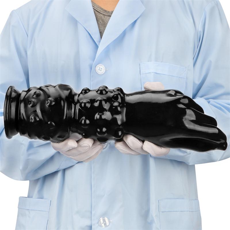 Black Oversized Fist Fake Arm Masturbation Fisting Anal Plug Rear Asshole Sex Toys Expansion Devices
