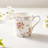 Bone China Coffee Cup with Small Floral Pattern English Afternoon Tea Flower Tea Coffee Cup Home Breakfast Milk Mug Women's Gift