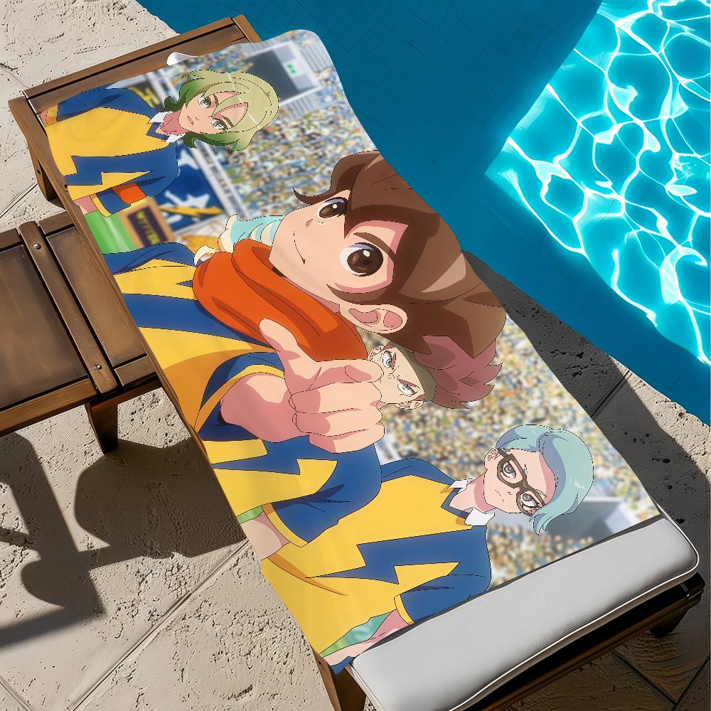 Towel Beach Road Bath Quick-Drying Eleven Lightweight Inazuma Portable Sauna Camping Victory Swim Pool Travel W40*H60(CM)