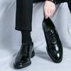 Men Dress Shoes Men's Leather Breathable Formal Business Derby Shoes Man Casual Shoes
