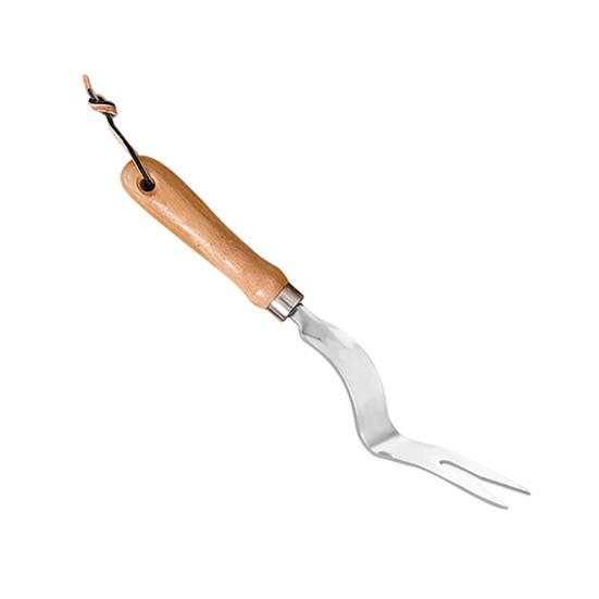 Gardening Weeding Tool Stainless Steel Precision Weeder with Durable Wooden Handle Easy Weed Removal Digging Tool for Balcony Yard