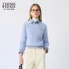 Teenie Weenie Women's Little Bear Round Neck Knit Sweater