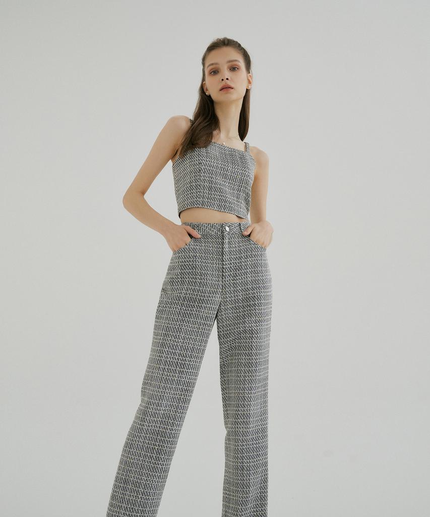 MULLION Tweed Straight Pants