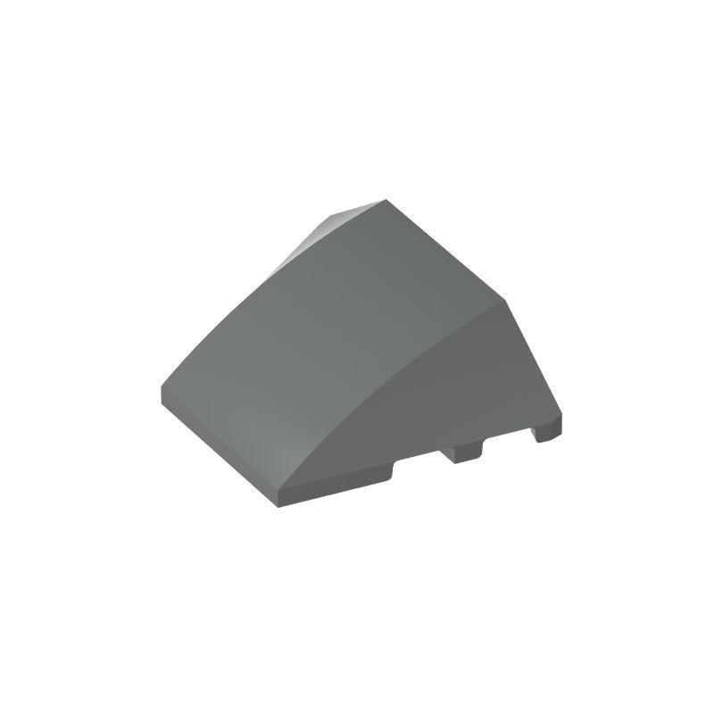 50g MOC 64225 Small Particle Building Blocks: 4x3 Curved Surface Wedge Brick Spare Parts 50g (approx. 32 pieces)