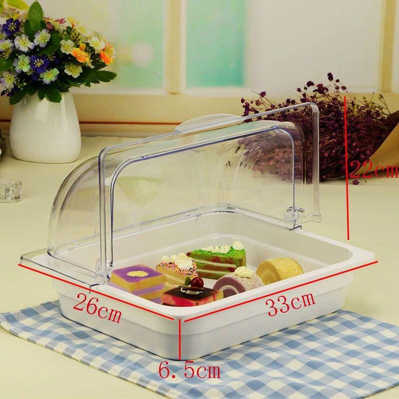 Melamine Food Display Tray with Lid