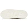 MLB Chunky Classic Heel Dia Monogram Low top Skateboard Shoes Unisex White Black Sneakers 3ASXAM82N-50BKS