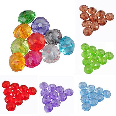 6 mm 8 mm tangentiale flache flache Diamantperlen zum Selbermachen für Schmuckherstellung, Armband, Perlen, handgefertigte Charms