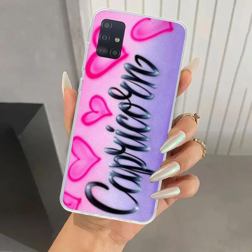 

Aries Leo Libra Pisces Virgo Capricorn Phone Case for Samsung Galaxy A52 A32 A22 A12 A02S A50S A30S A10S Note 20 Ultra 10 Plus S Samsung Note 10