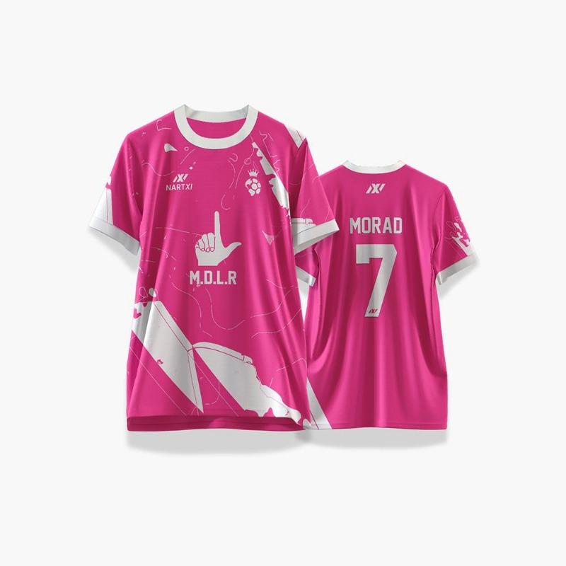 Hip-Hop Style Jersey MDLR Streetwear Outdoor Sports Soccer Training Uniform Men's Women's O-Neck Short Sleeve T-Shirt