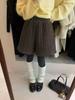 Korean Cable Knit Slimming Bootcut Wide-Leg Winter Pants