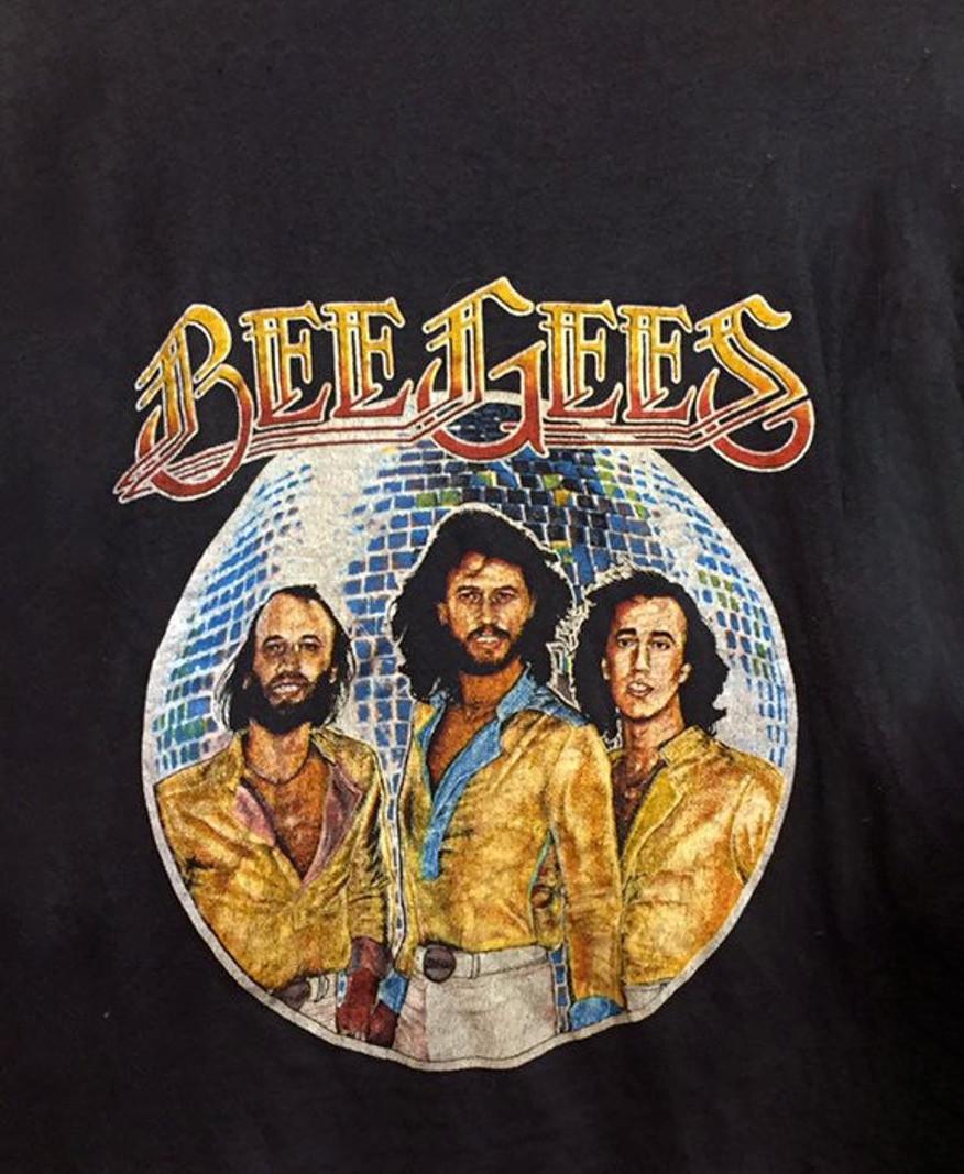 Bee Gees Band 1979 Tour Cotton Black Men S-234XL T-Shirt TU110 S