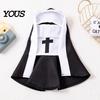 Comfortable Pet Costume Cat Nun Costume, Cute Outfit, Cosplay Clothes, Fun Party Outfit for Small Medium Dogs Cats Pullover