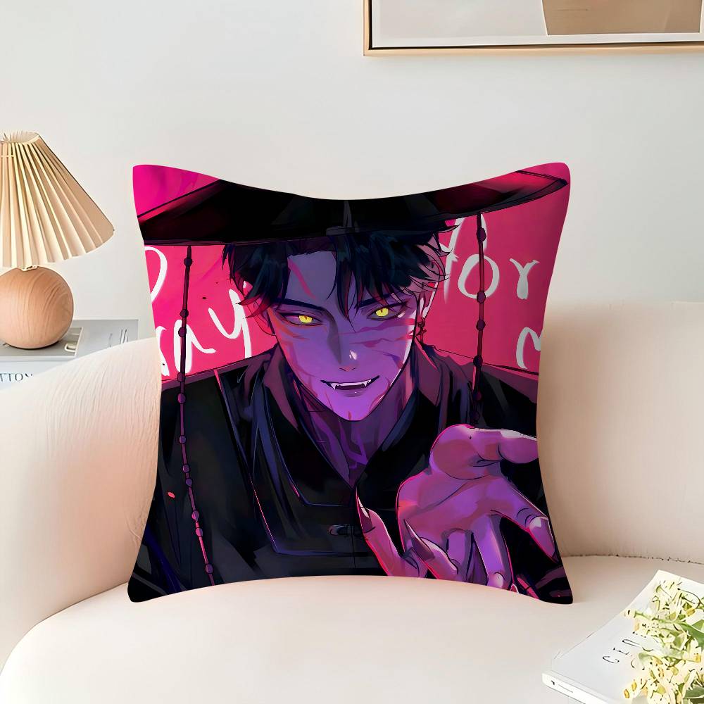 Jinu Kpop Demon Hunters Cushion Cover Inches Farmhouse Decor Home Throw Pillow Covers For Couch Decorations