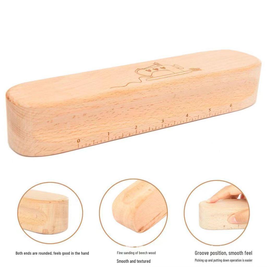 Solid Wood Patchwork Ironing Board Set: Handheld Wooden Sewing & Pressing Tool