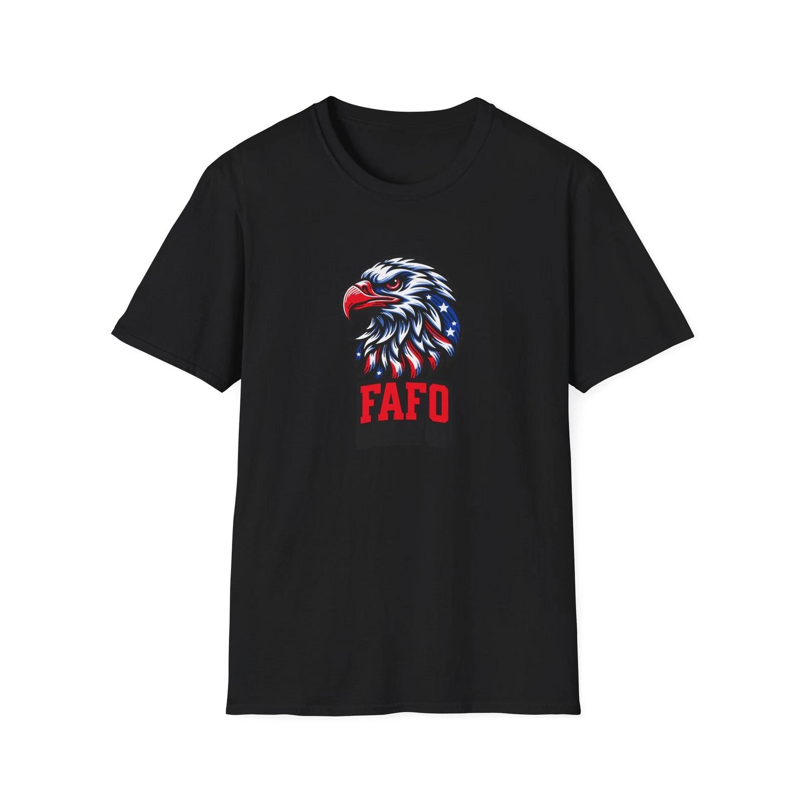 FAFO Patriotic Eagle Graphic T-Shirt, Unisex Tee, Gift for, USA, America 4XL