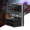 Grafikkarten-Stromversorgungsanschluss 8PIN Adapter 180 Grad Drehung PH38B (Druckknopf unten)