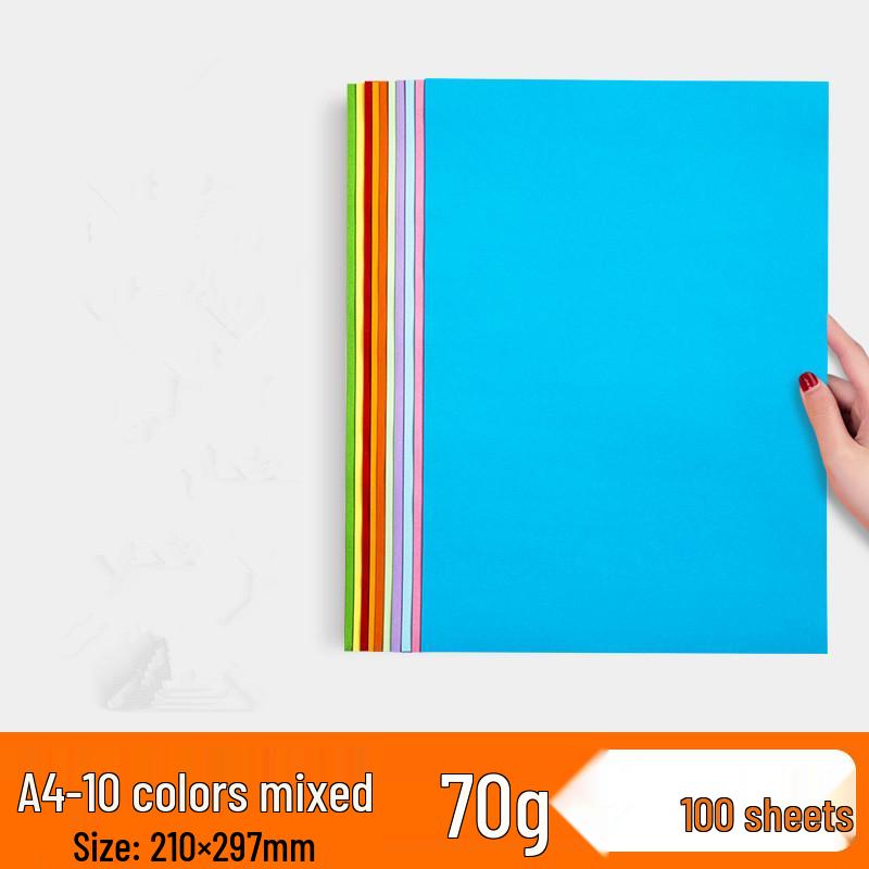 Colorful A4 Handmade Paper - 70g for Office, DIY, Origami & Children s Crafts