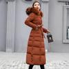 New Fashion Long Coat Slim Women's Hooded Long-sleeved Warm Cotton-padded Clothes Women's Coat Tide