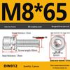 304 Stainless Steel Hex Socket Cap Screw with Washer - Sizes M3, M4, M5, M6, M8, M12