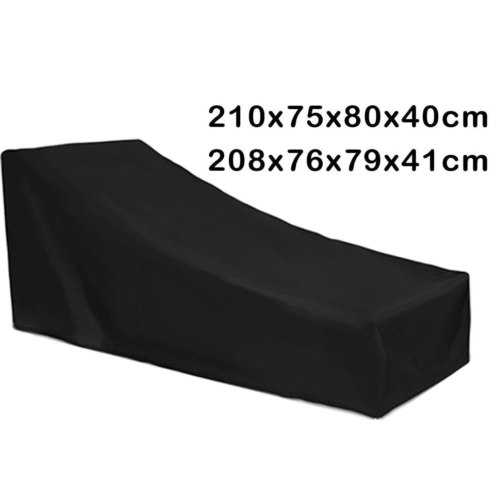 Foldable Cover Waterproof Outdoor Garden Lounger Deck Chair Protector