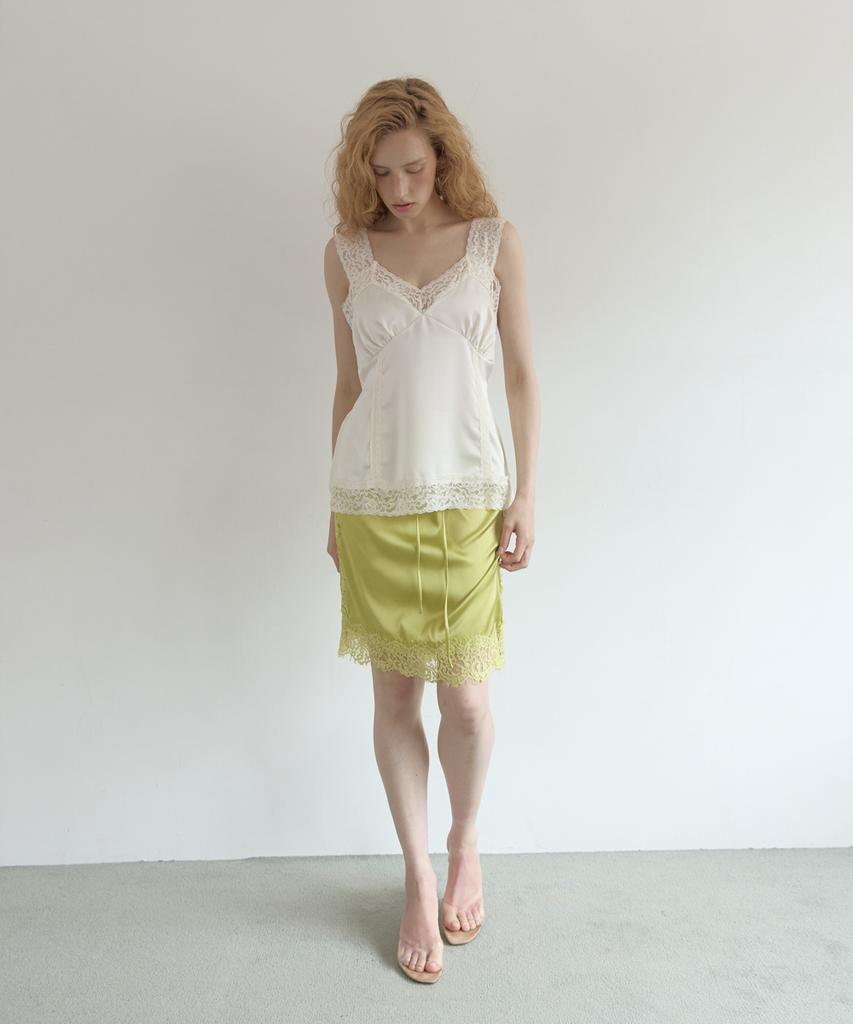 Asula Moon Satin Top (Ivory)