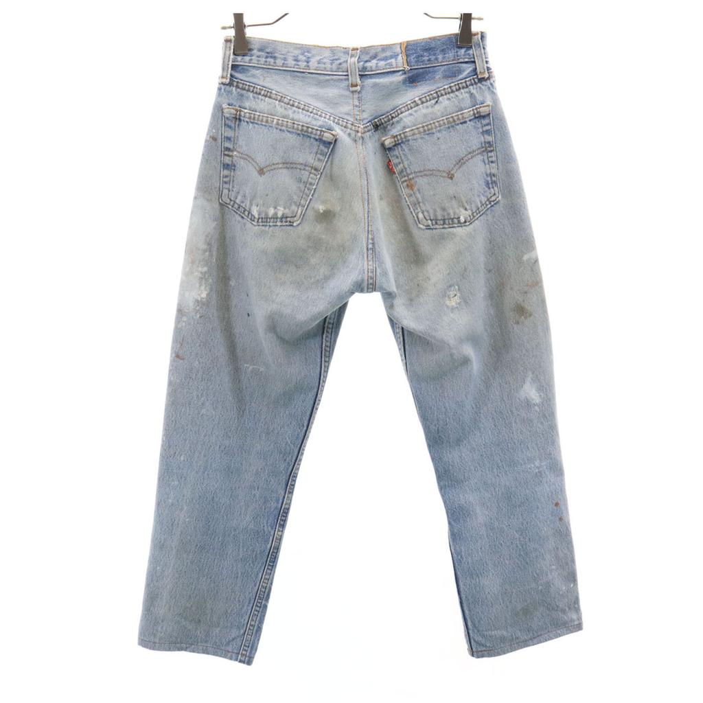 Levi's 80s vintage Tapered denim pants Wash blue jeans Women Used