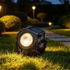 Solar Powered Light Simulation Stone Lights Spotlight Decoration Cold White / Warm IP65 Waterproof for Outdoor Garden Lawn Lamps