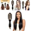 New 4 In 1 Hot Air Brush Hair Dryer With Adjustable Temperature For Smooth Styling